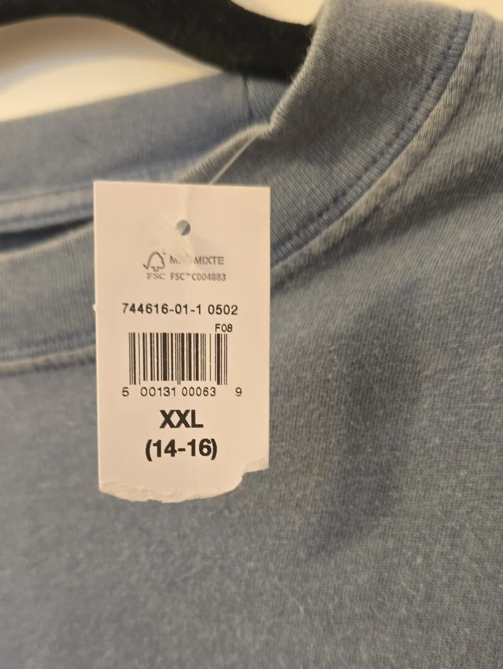 Gap Kids Washed Blue Crewneck T-Shirt